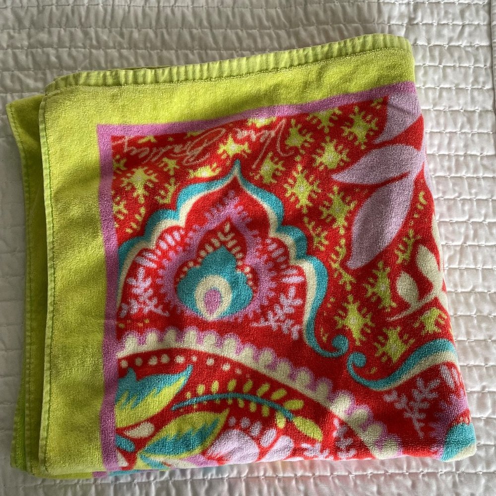 Vera Bradley Paisley In Paradise Beach Towel